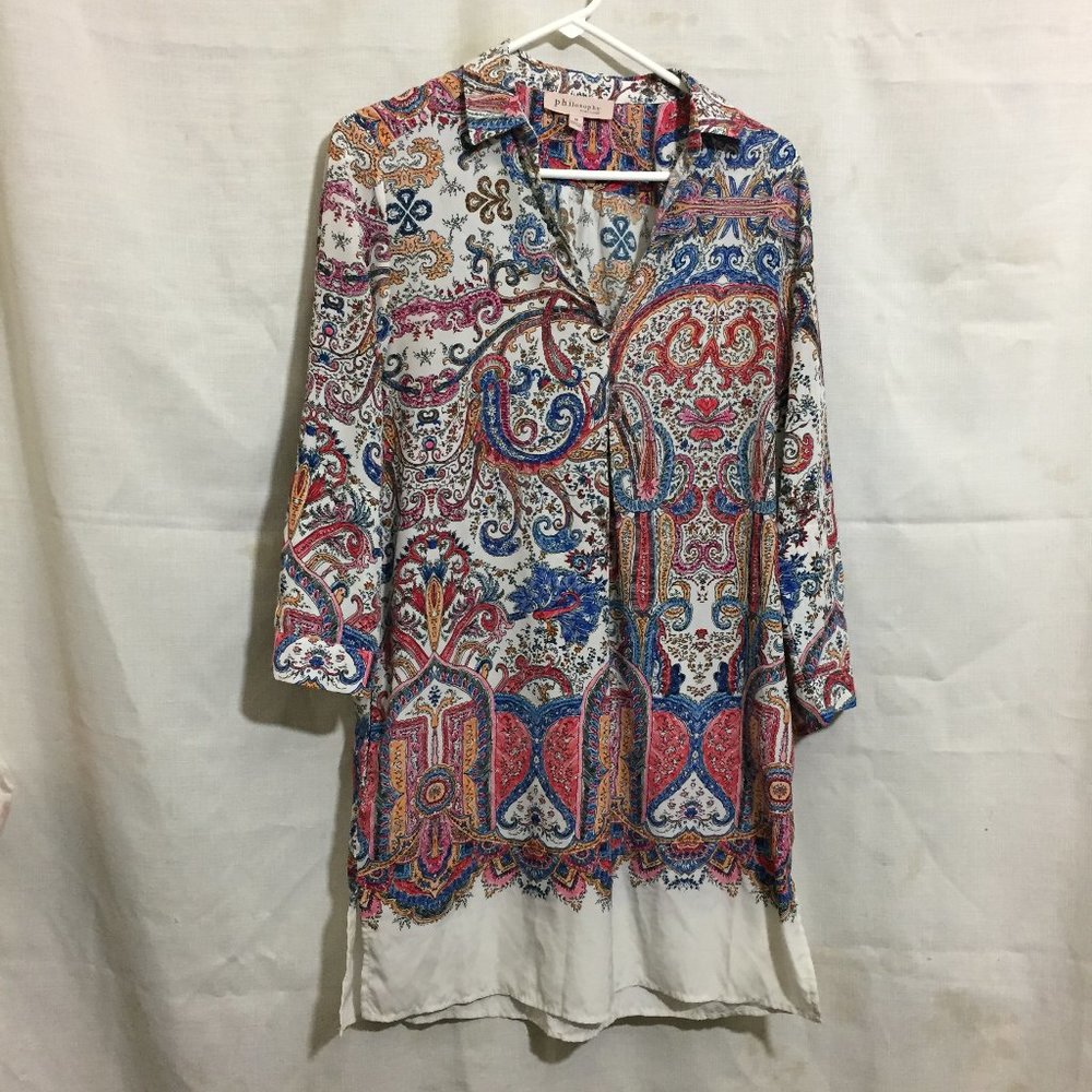 Philosophy Paisley Tunic Medium M